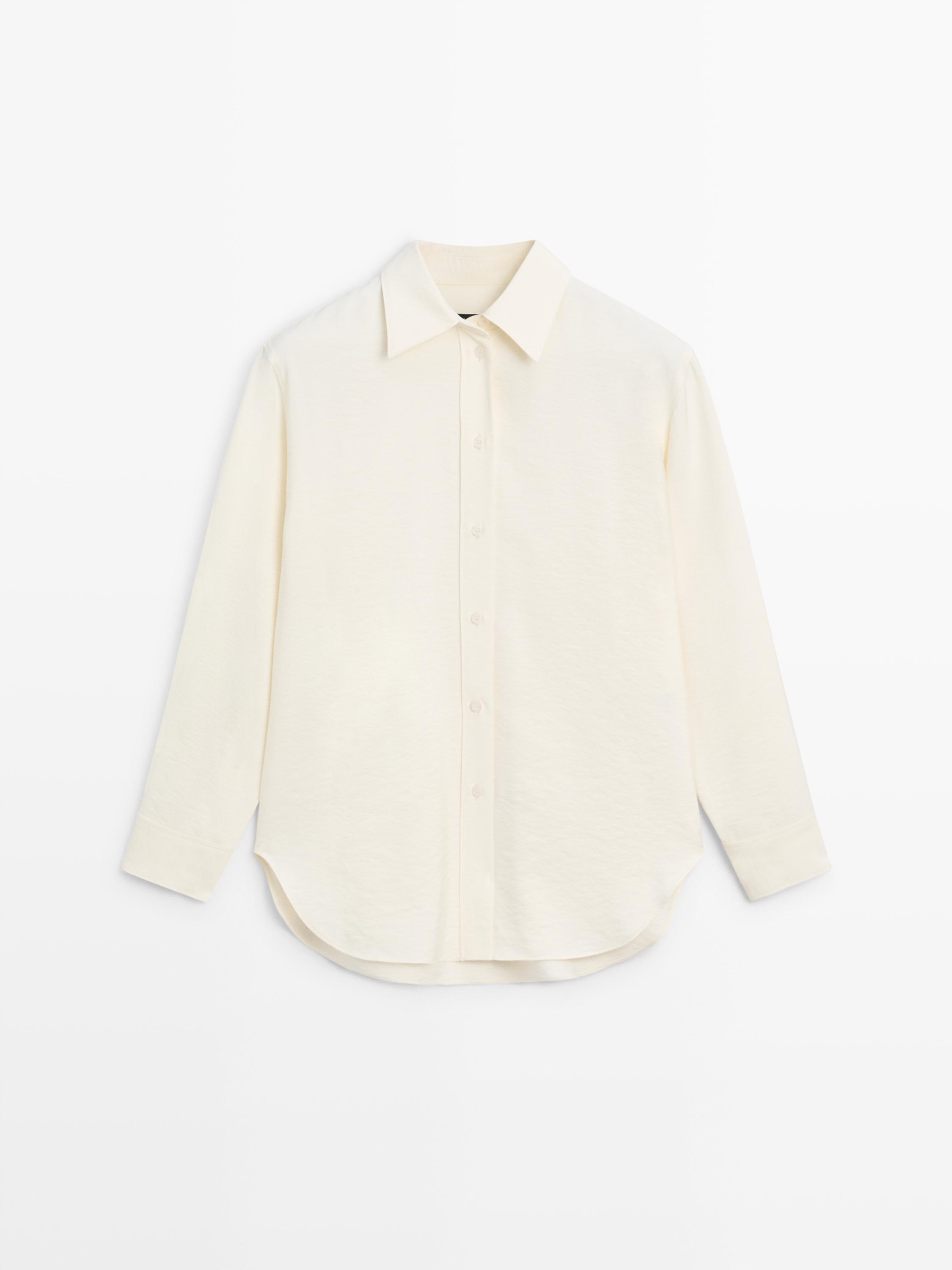 Chemisier oversize à manches longues